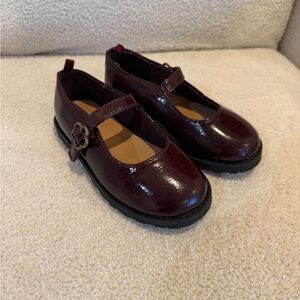Old Navy Burgundy Kids Mary Jane Shoes